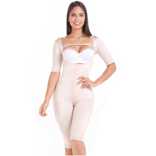 Post-Surgery Full Body Shapewear with Sleeves – Compression Support