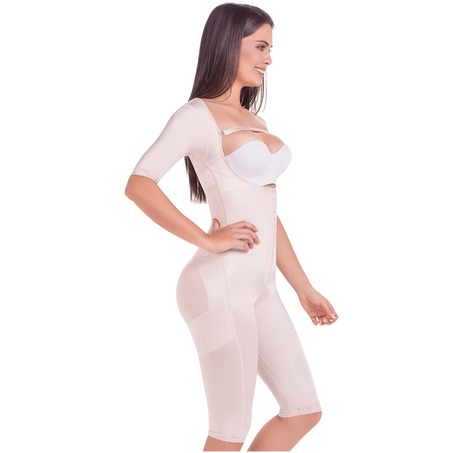 Post-Surgery Full Body Shapewear with Sleeves – Compression Support