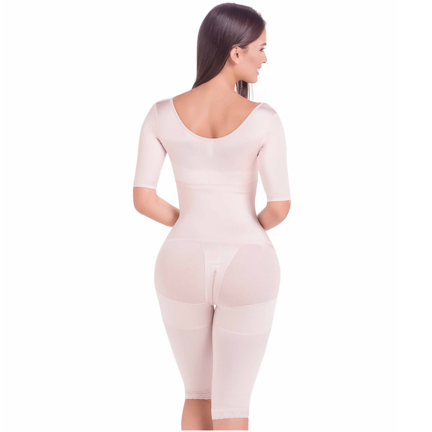 Post-Surgery Full Body Shapewear with Sleeves – Compression Support