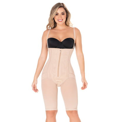 Postpartum Butt Lifter Capri Shapewear – Tummy Control & Open Bust