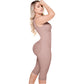 Colombian Knee-Length Shapewear with Built-in Bra & High Back – Post-Surgery & Postpartum Support