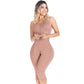 Colombian Shapewear Knee-Length with Built-in Bra & High Back – Post-Surgery & Postpartum Support