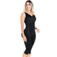 Colombian Shapewear Knee-Length with Built-in Bra & High Back – Post-Surgery & Postpartum Support