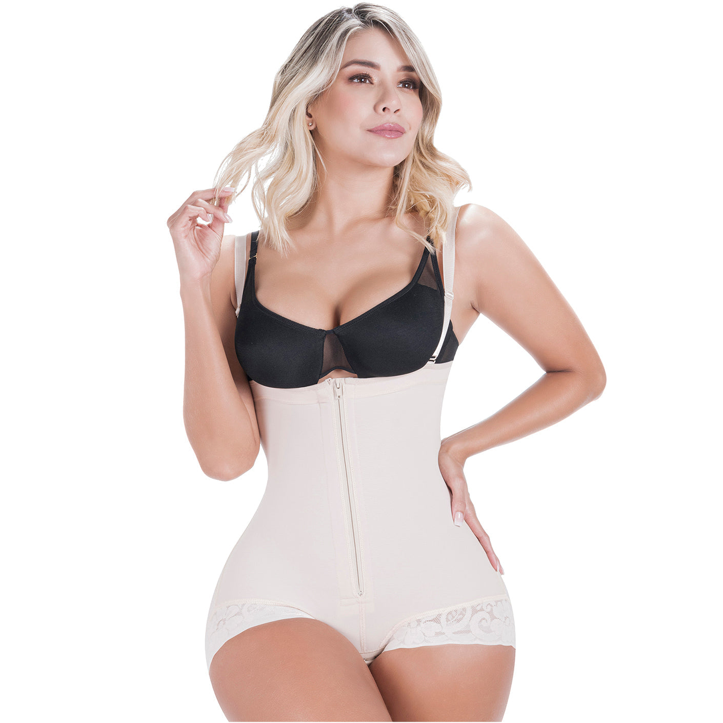 Post-Surgery Faja – Tummy Tuck & Lipo Compression Bodysuit | Open Bust Panty Shapewear | Powernet
