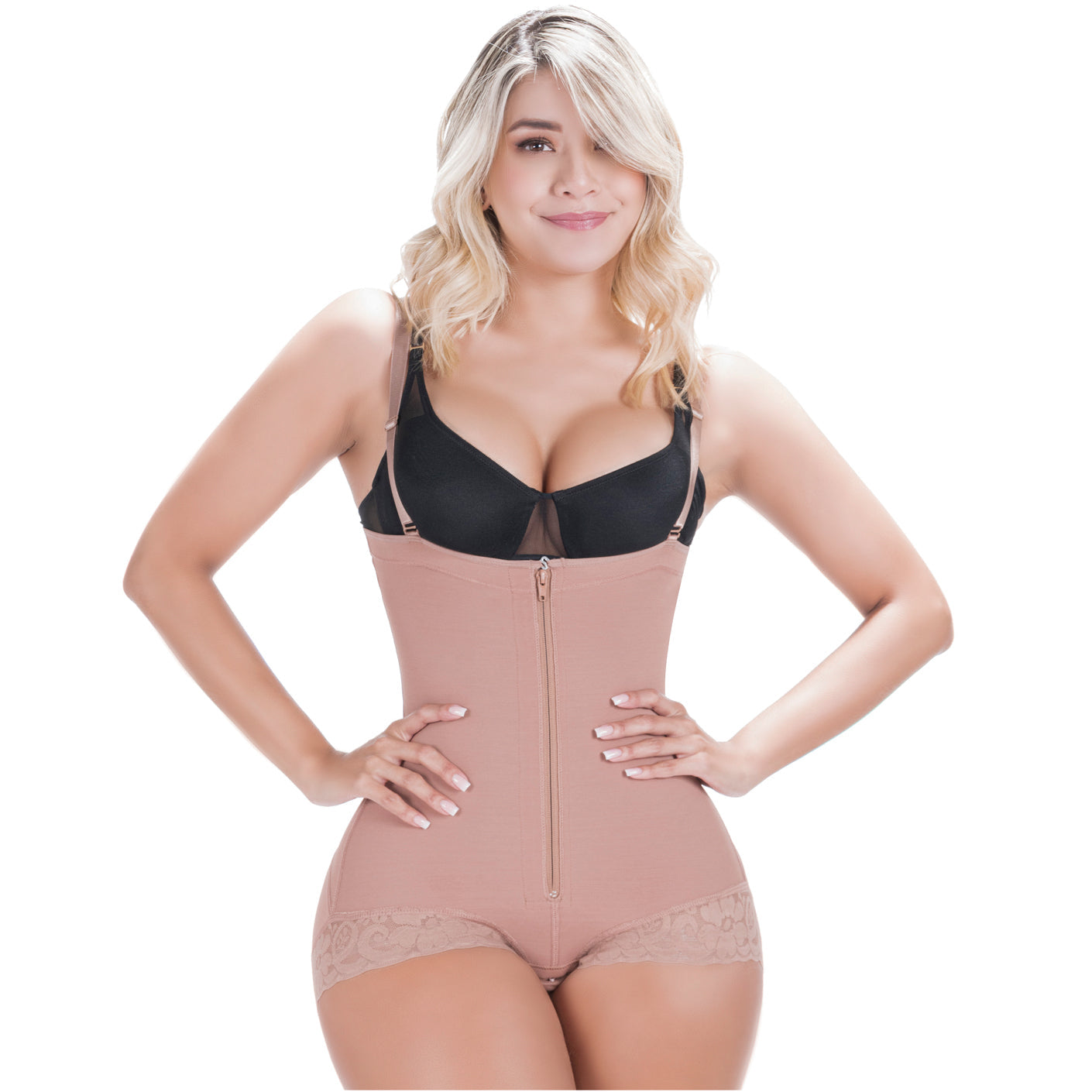 Post-Surgery Faja – Tummy Tuck & Lipo Compression Bodysuit | Open Bust Panty Shapewear | Powernet