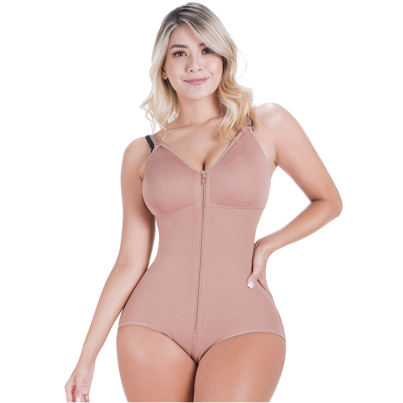 Postpartum & Post-Surgery Faja – Tummy Tuck Compression Bodysuit with Open Bust | Powernet