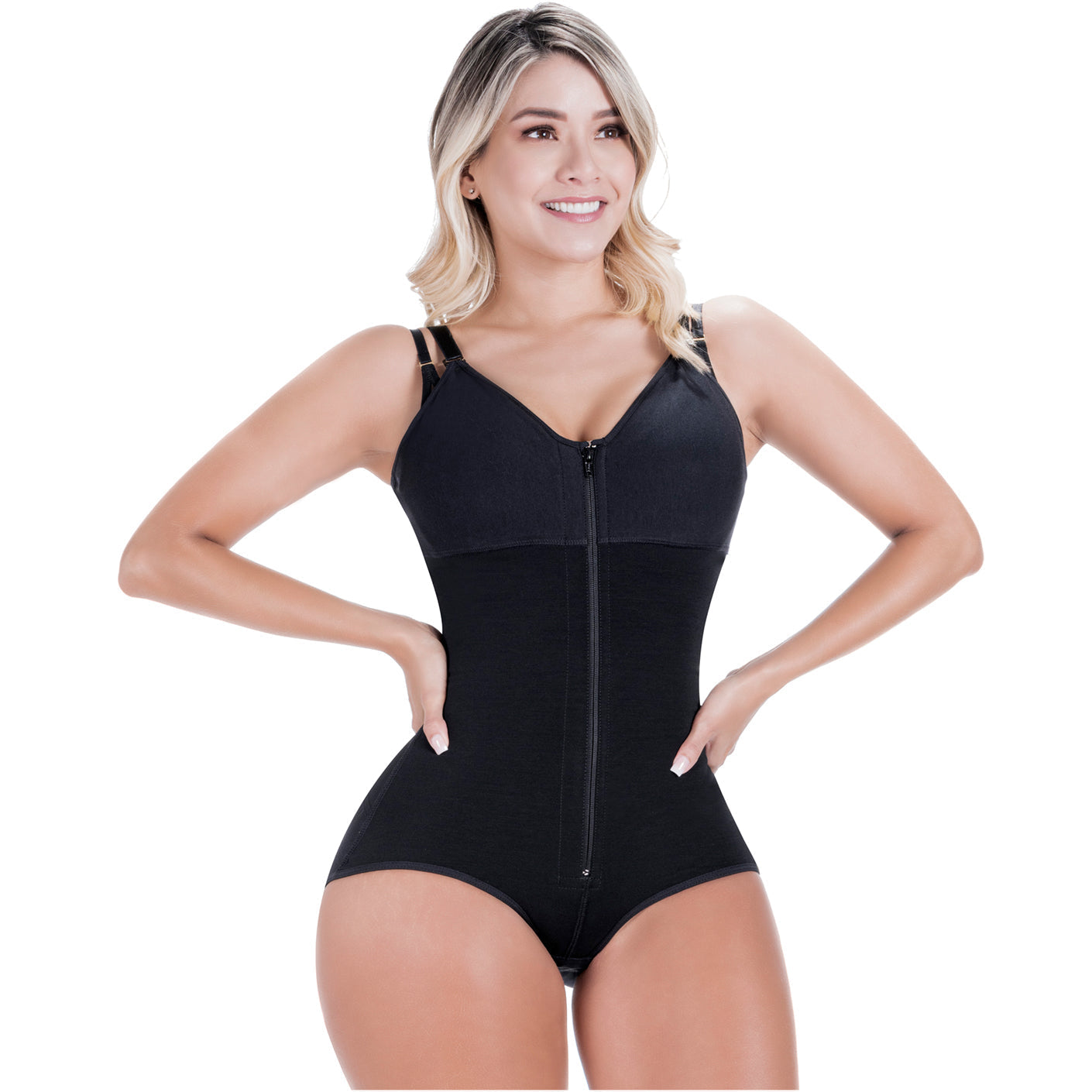 Postpartum & Post-Surgery Faja – Tummy Tuck Compression Bodysuit with Open Bust | Powernet