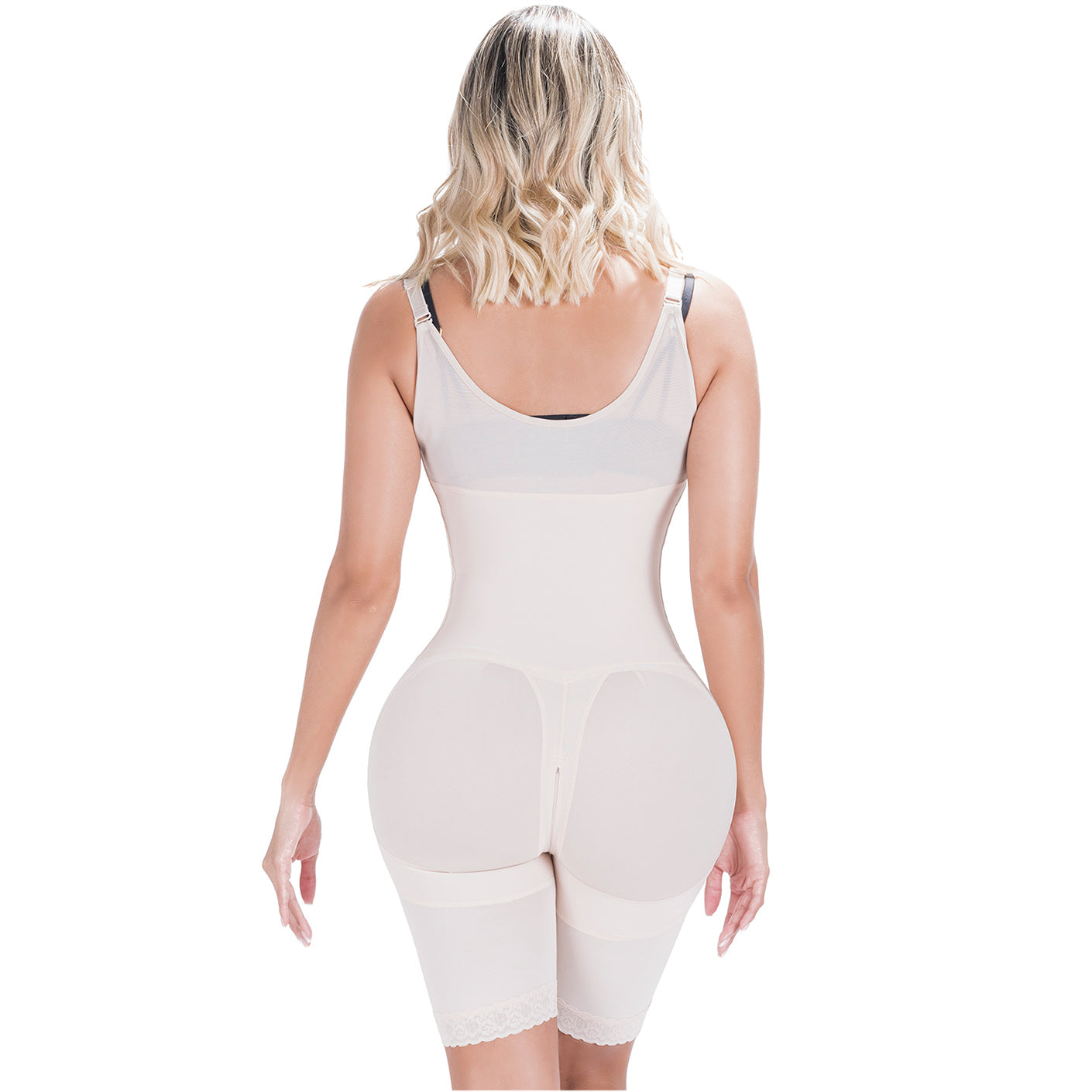 Fajas Colombianas Post-Surgery Open Bust Shapewear – Postpartum Mid-Thigh Compression Girdle | Powernet