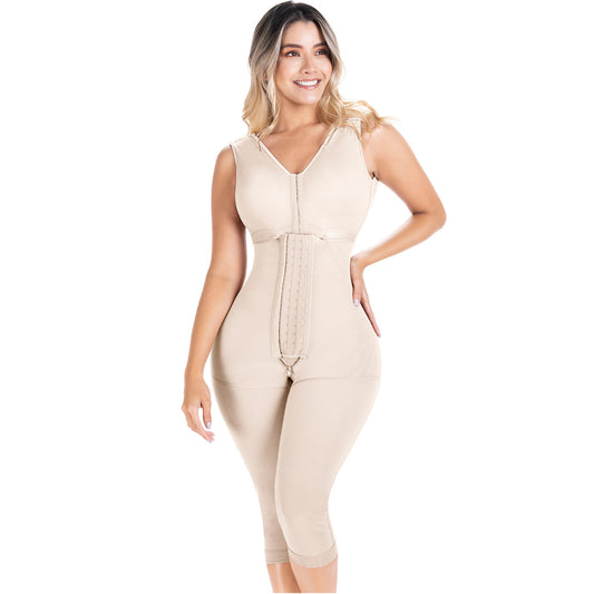 Colombian Full Body Shaper with Built-in Bra – Post-Surgery Support, Butt Lifting & Tummy Control
