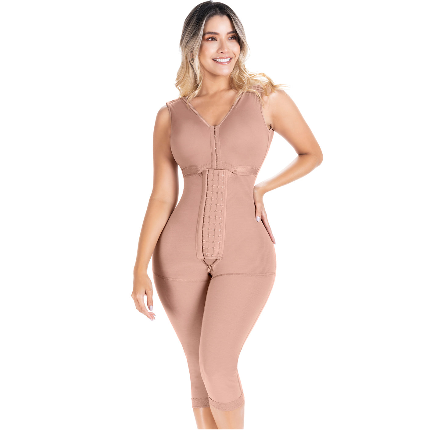 Colombian Full Body Shaper with Built-in Bra – Post-Surgery Support, Butt Lifting & Tummy Control