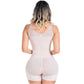 Fajas Colombianas Postpartum & Post-Surgery Tummy Tuck Compression Bodysuit – Open Bust Short Shapewear | Powernet