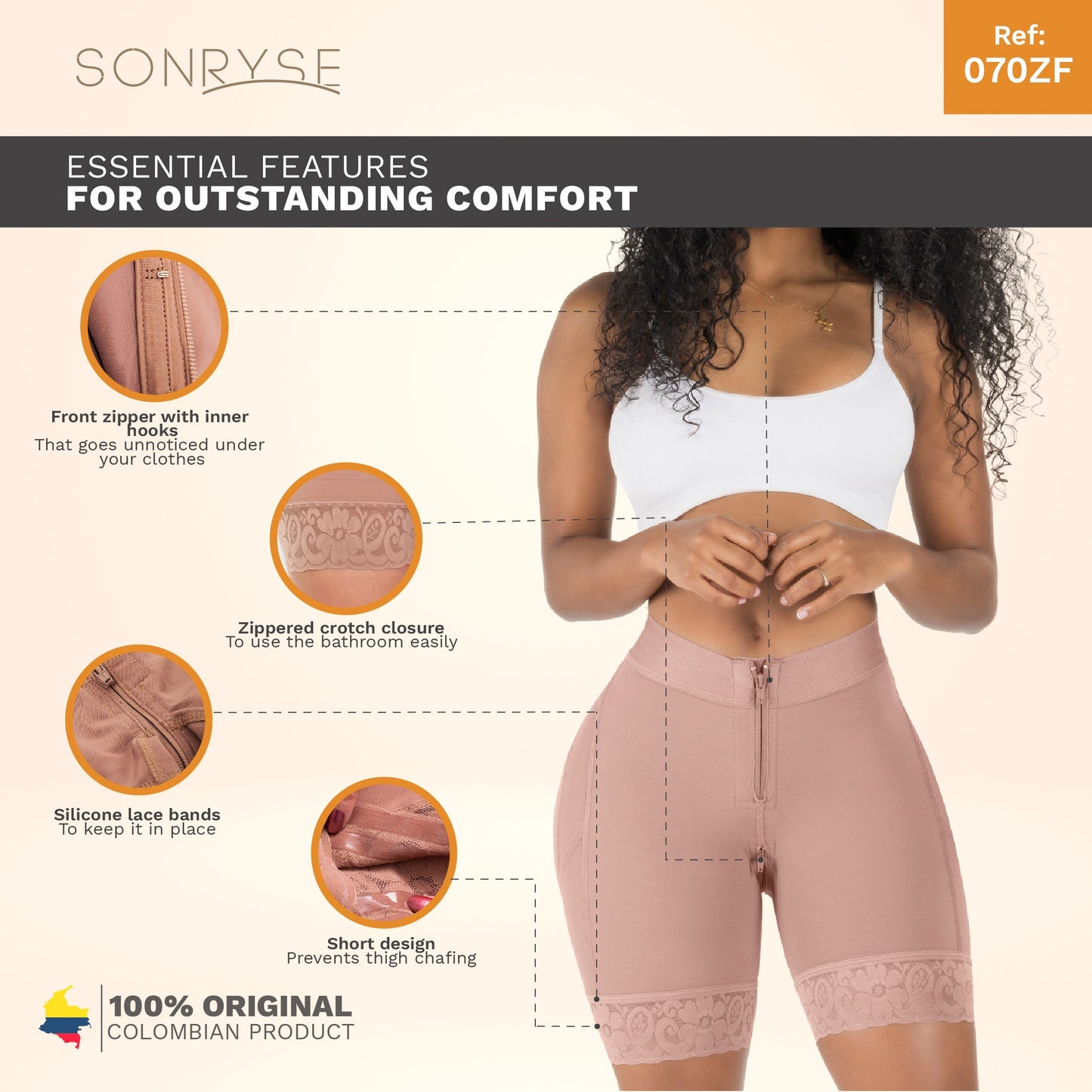 Fajas Colombianas Butt Lifting Shapewear Shorts – Tummy Control & Daily Use | Powernet