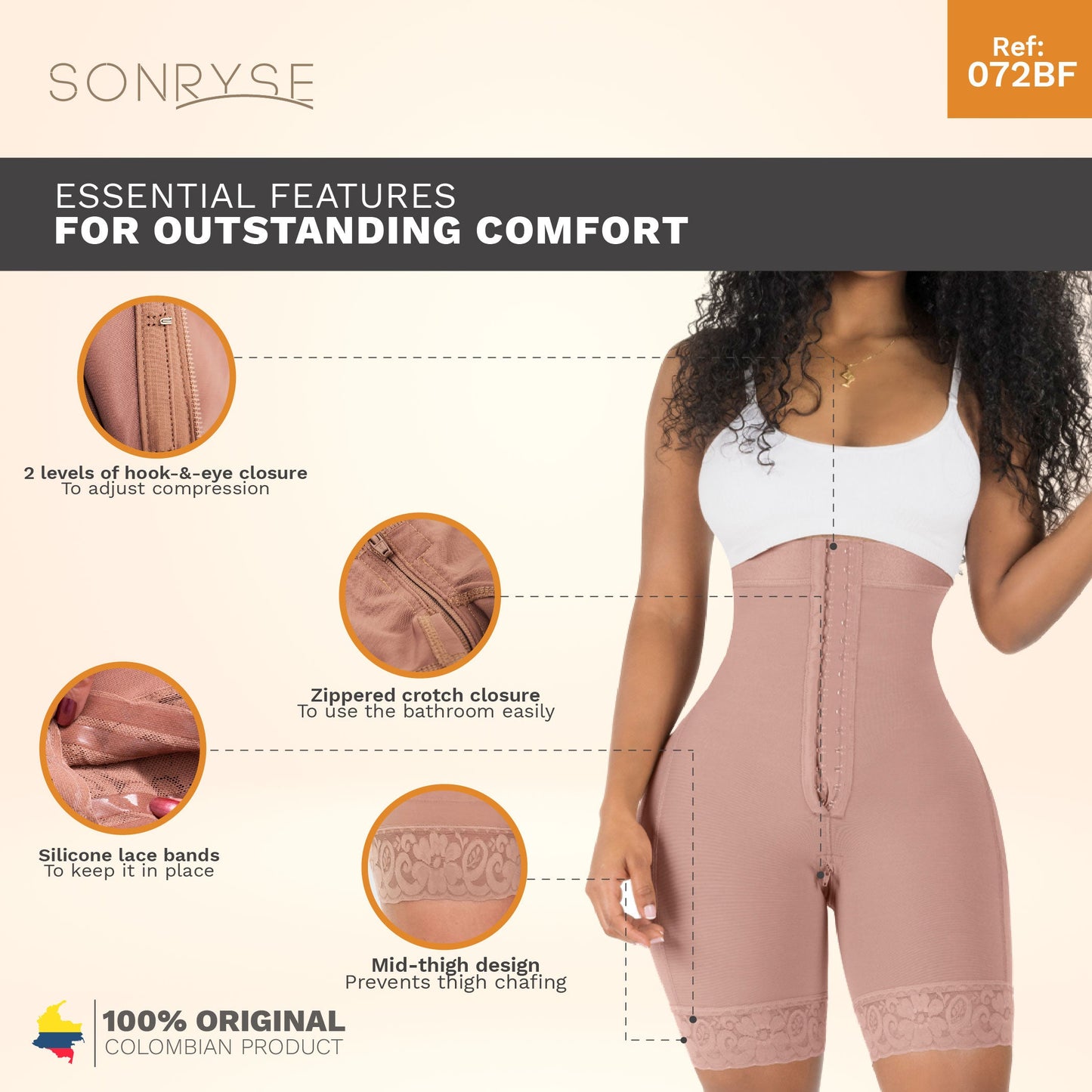 Fajas Colombianas Tummy Control & Butt Lifting Shapewear Shorts – Daily Use | Powernet