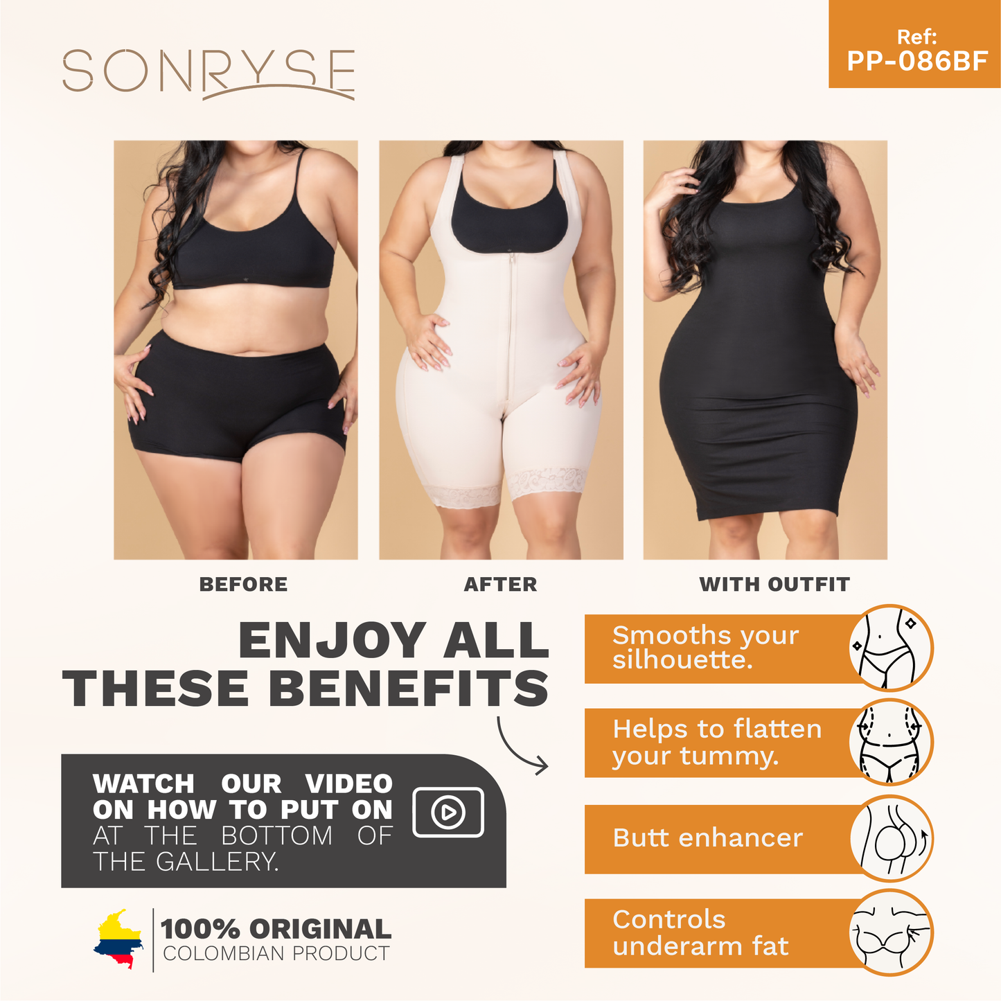 Dress Nightout Shapewear Bodysuit – Postpartum & Post-Surgery Support | Powernet