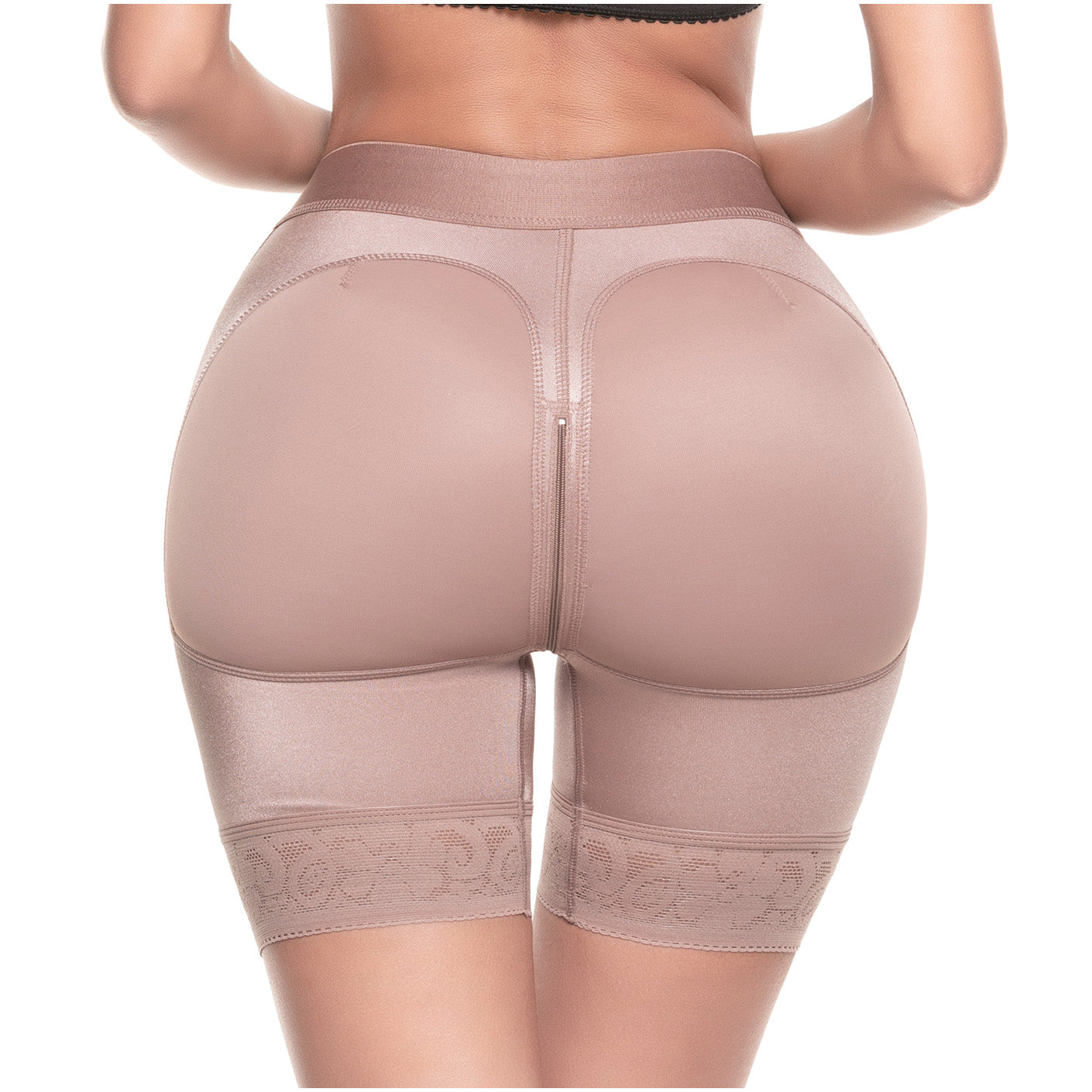 High-Waisted Colombian Shaper Shorts – Mid-Length & Daily Use | Triconet