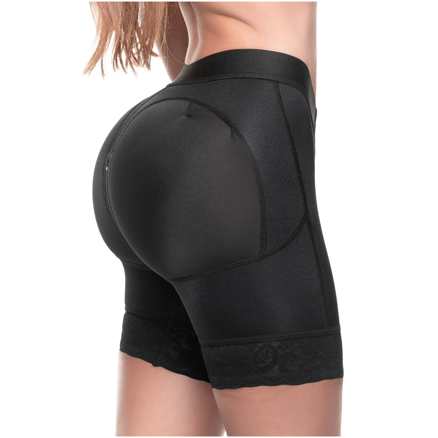 High-Waisted Colombian Shaper Shorts – Mid-Length & Daily Use | Triconet