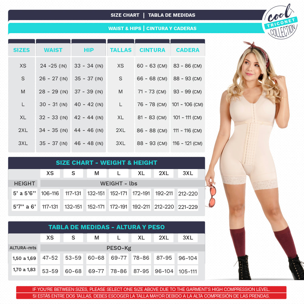 Colombian Shapewear with Built-in Bra – Daily & Post-Surgery Support