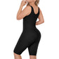 Open Bust Tummy Control & Butt Lifter Bodysuit – Knee-Length Powernet Shapewear