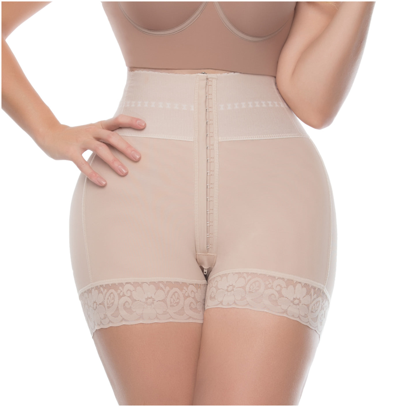 High-Waisted Butt Lifter & Tummy Control Shaper Shorts – Firm Compression