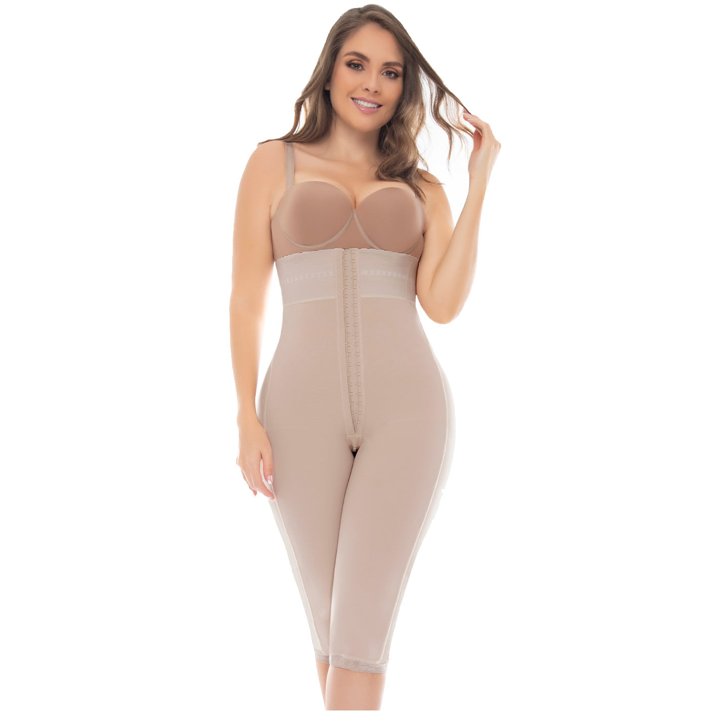 High-Waisted Butt Lifter & Tummy Control Body Shaper – Firm Compression