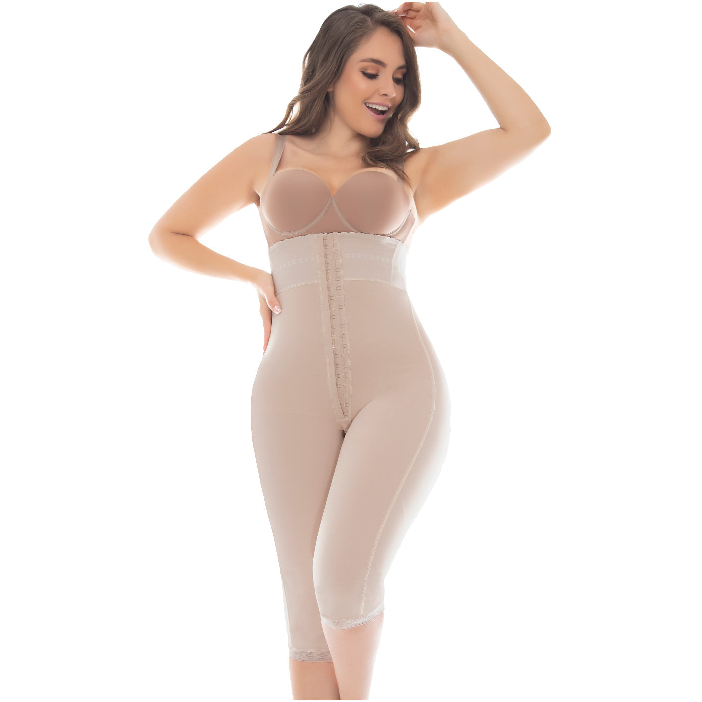 High-Waisted Butt Lifter & Tummy Control Body Shaper – Firm Compression