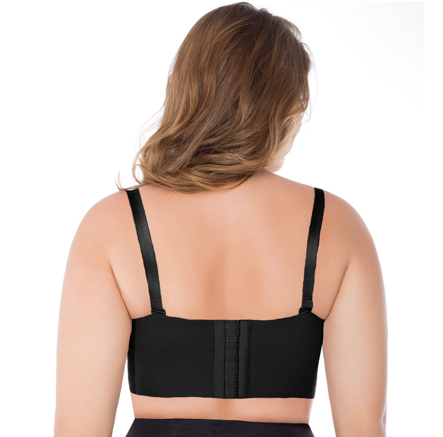 Firm Control Strapless Bra for Women – High Compression Powernet Support
